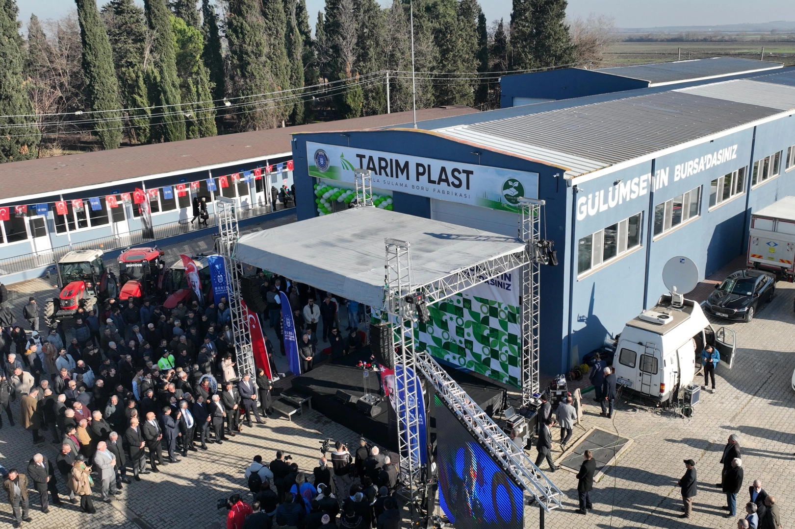 Bursa Büyükşehir'den tarımsal fabrika! Bursalı üreticiye nefes olacak